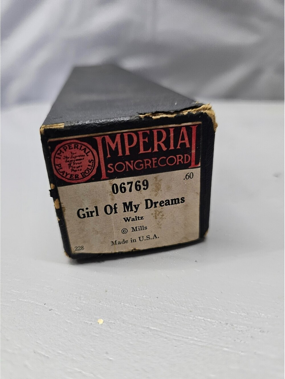 Imperial Song Record Girl of My Dreams Player Piano Roll 06769 Mills